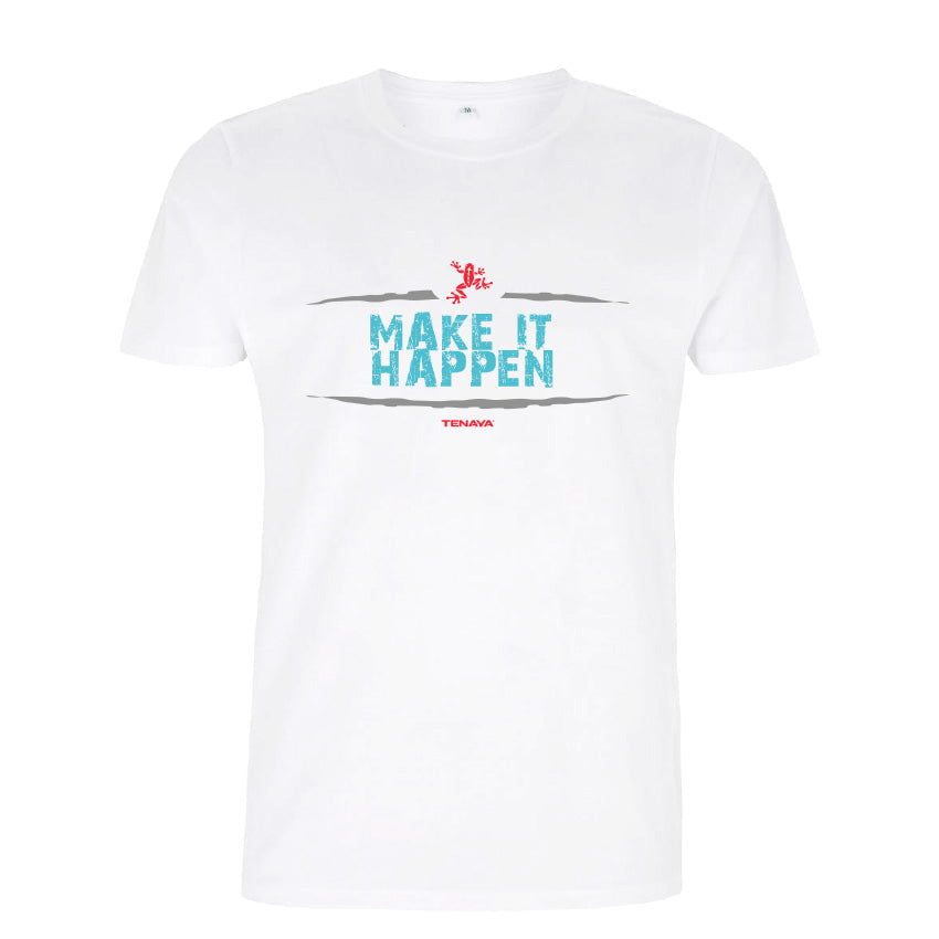 TEE MAKE IT HAPPEN WHITE