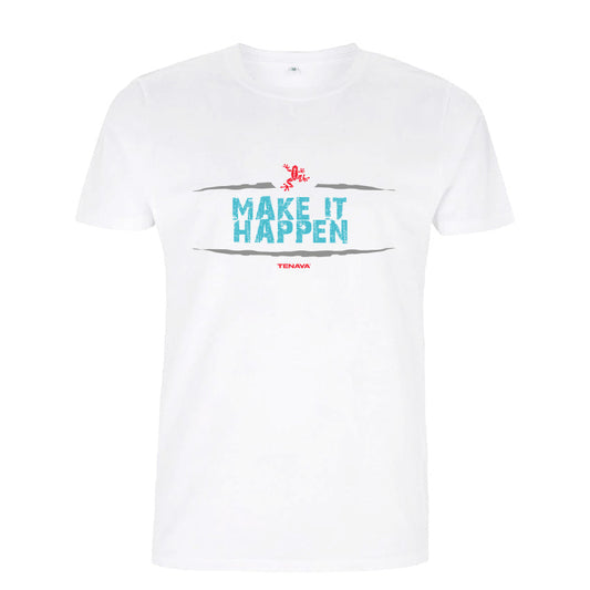 TEE MAKE IT HAPPEN WHITE